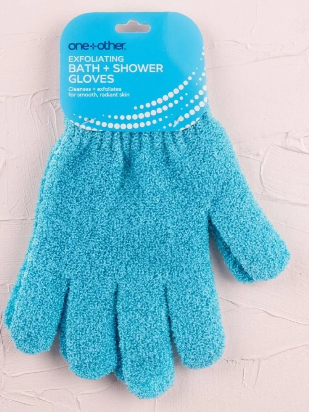 Blue One + Other Exfoliating Bath & Shower Gloves | Exfoliating Shower Gloves